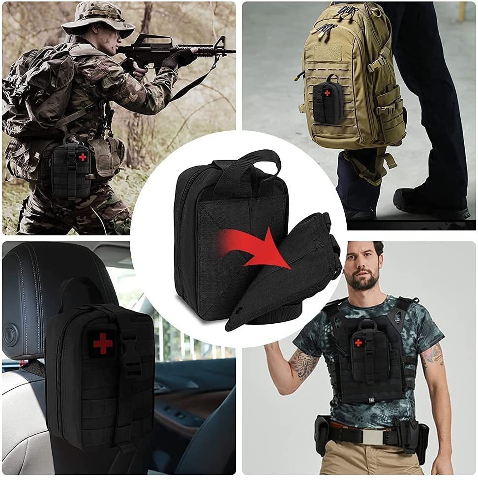 Tactical Molle Medical First Aid Kit Pouch Military Ifak Emergency Survival Bag
