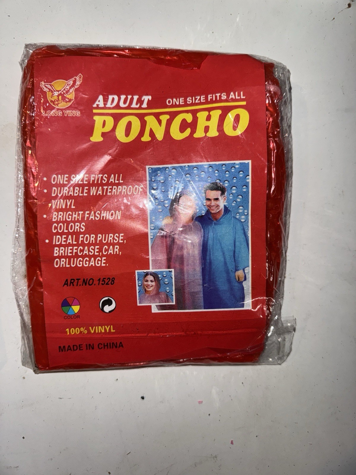 Lot of 6 Emergency & Rain Ponchos – Mixed Brands – One Size Fits All
