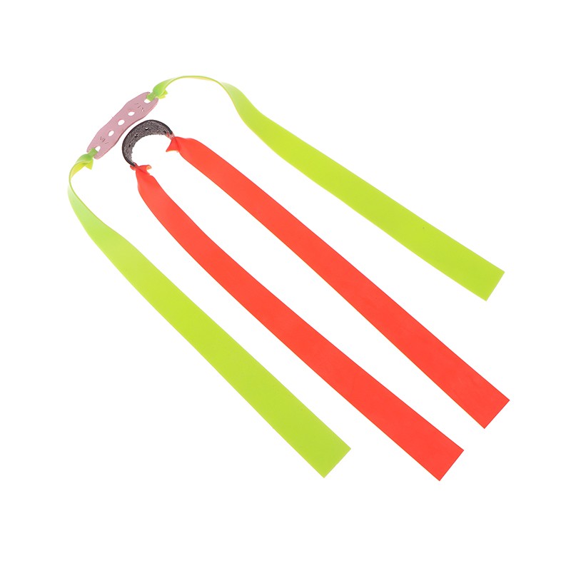 10Pcs Slingshot Flat Rubber Band 1.0mm Hunting Catapult Shooting Accessories