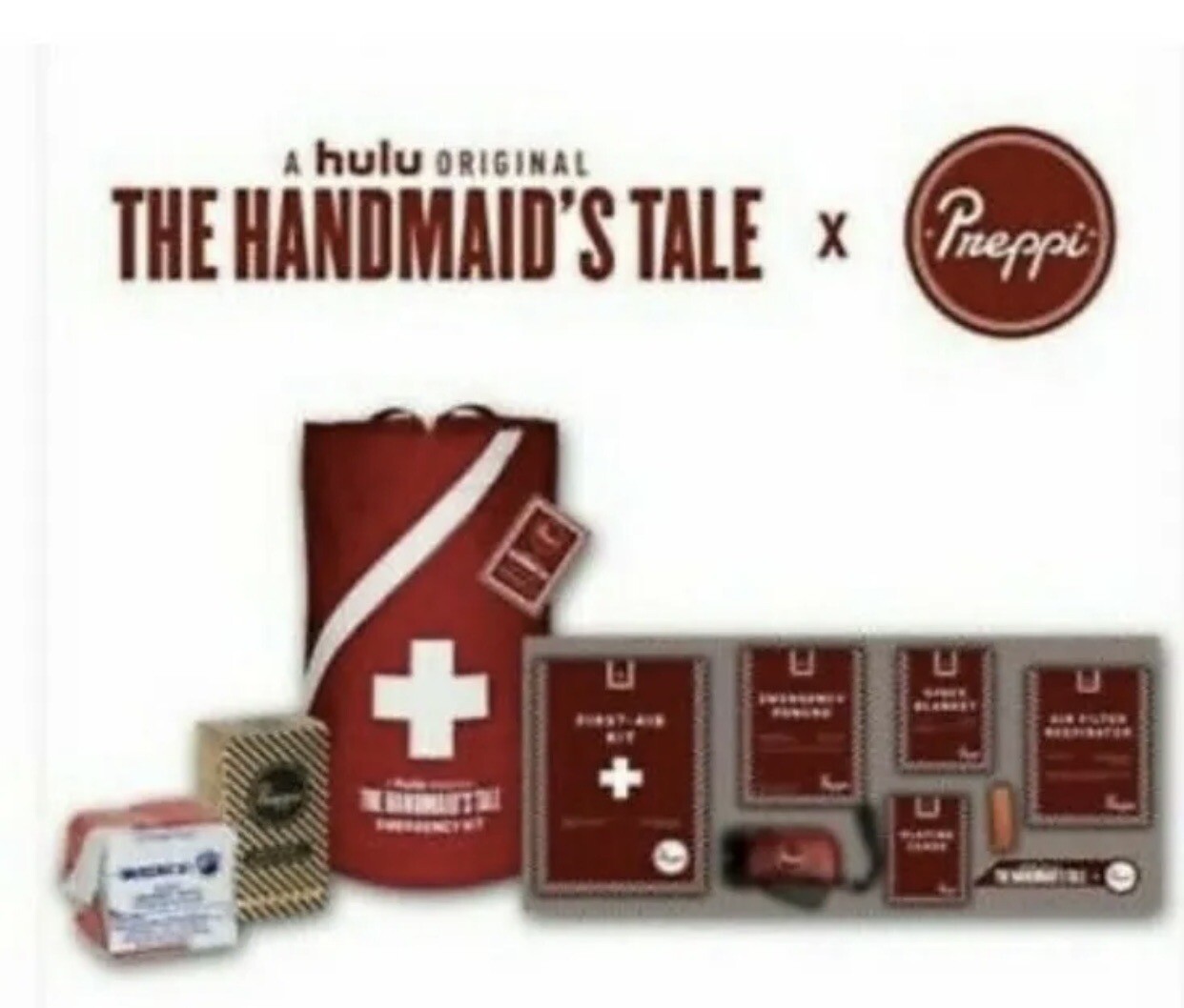 The Handmaid’s Tale Emergency Kit by Preppi – Hulu Limited Edition WE ARE MAYDAY
