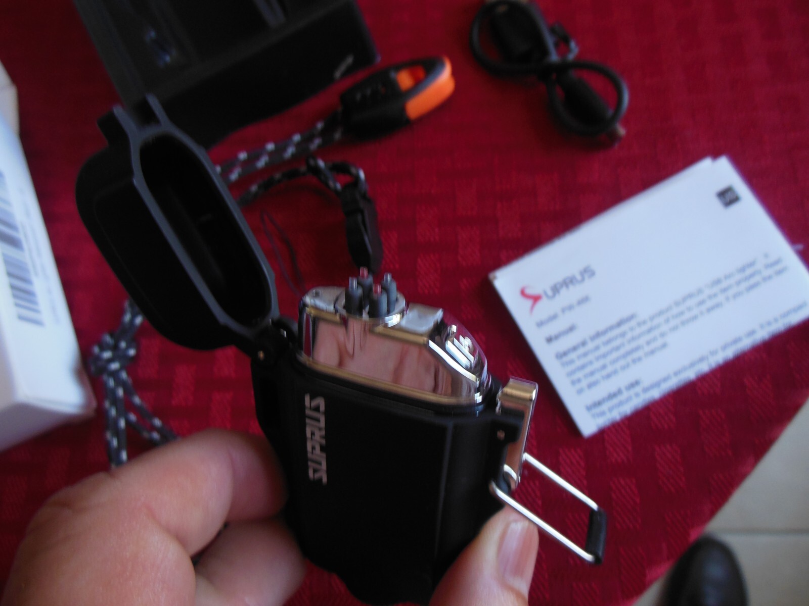 Suprus *Waterproof / Windproof *Heavy Duty Lighter *LED + Whistle/ Free Shipping