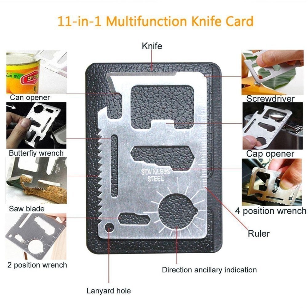 Emergency Survival Kit 13 in 1, Outdoor Survival Gear Tool with Survival Brac…