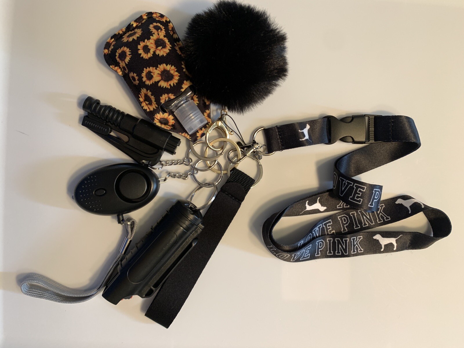 Self Defense Keychain Lightweight, Fashionable, Black