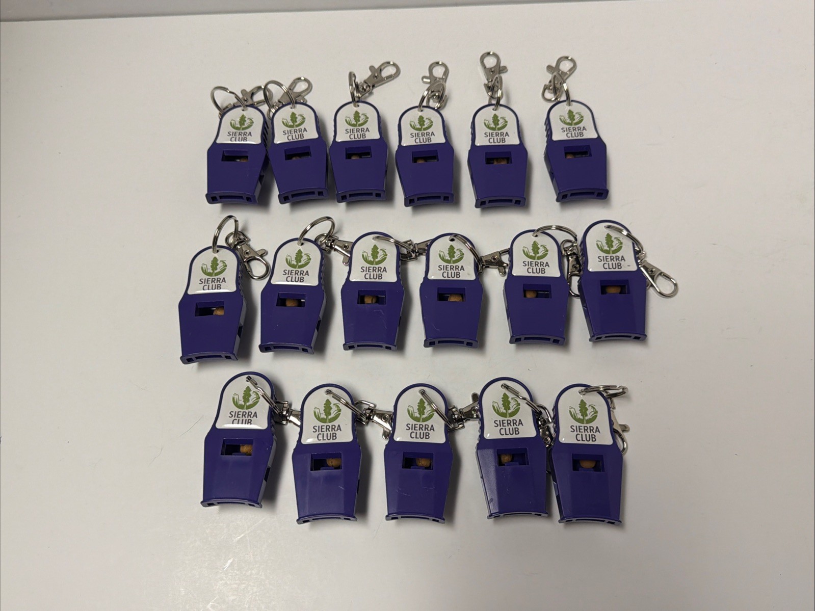 Seventeen (17) Emergency Search-Rescue Whistles 4 Life Saving Survival Kits BSA