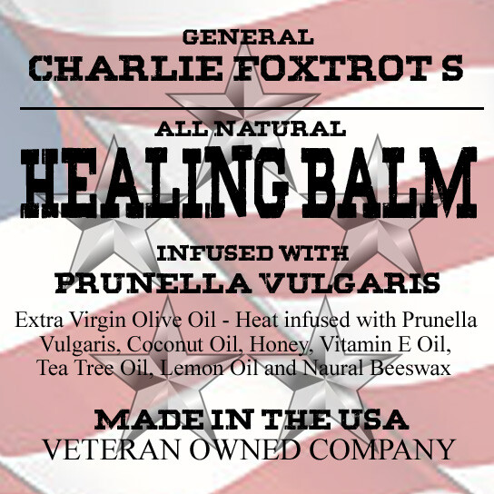 General Charlie Foxtrot’s ALL NATURAL Healing Balm, (1) .15oz TUBE & (1) 2oz TIN