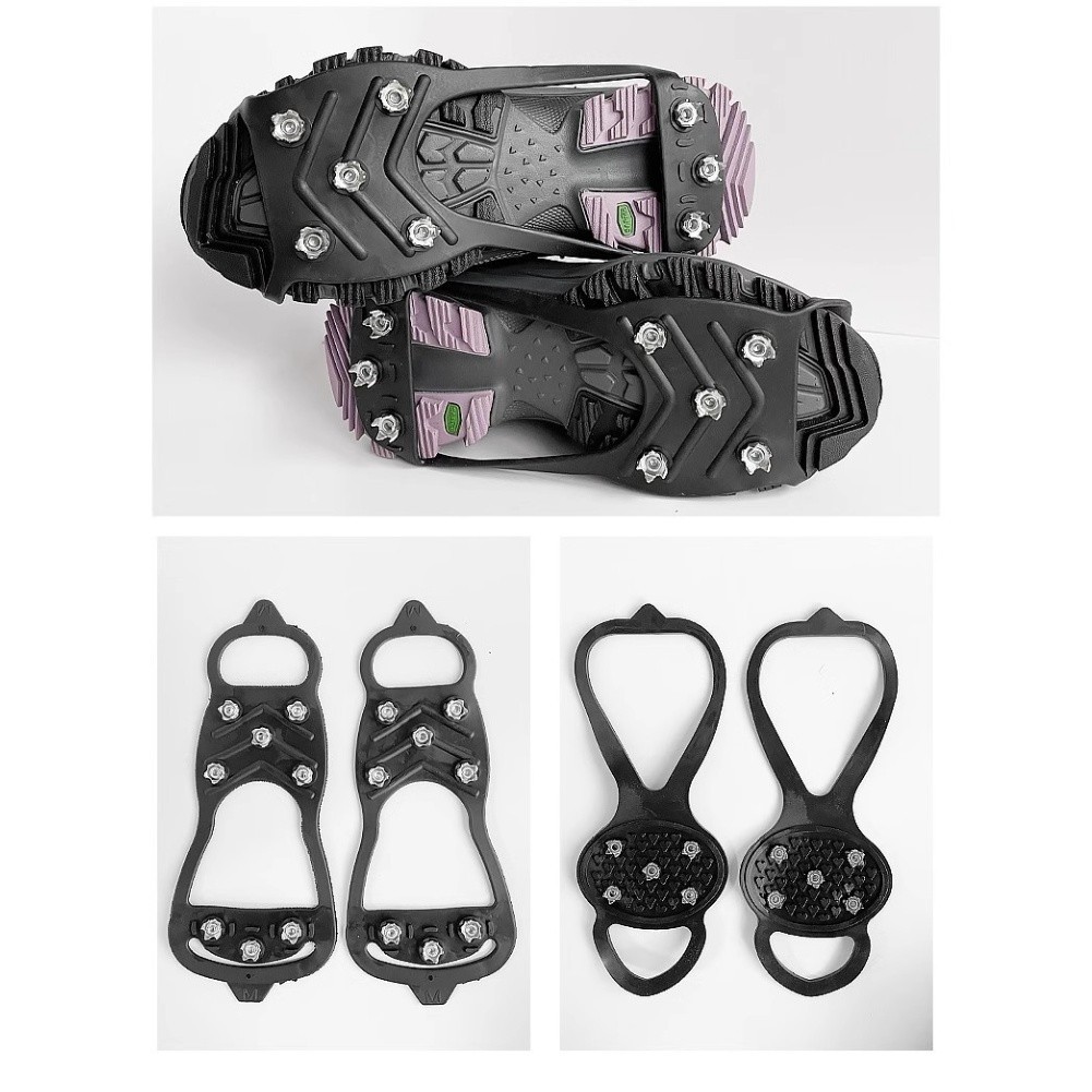 For Snow and Ice Antislip Shoe Covers with Rubber and Steel Claws for Winter