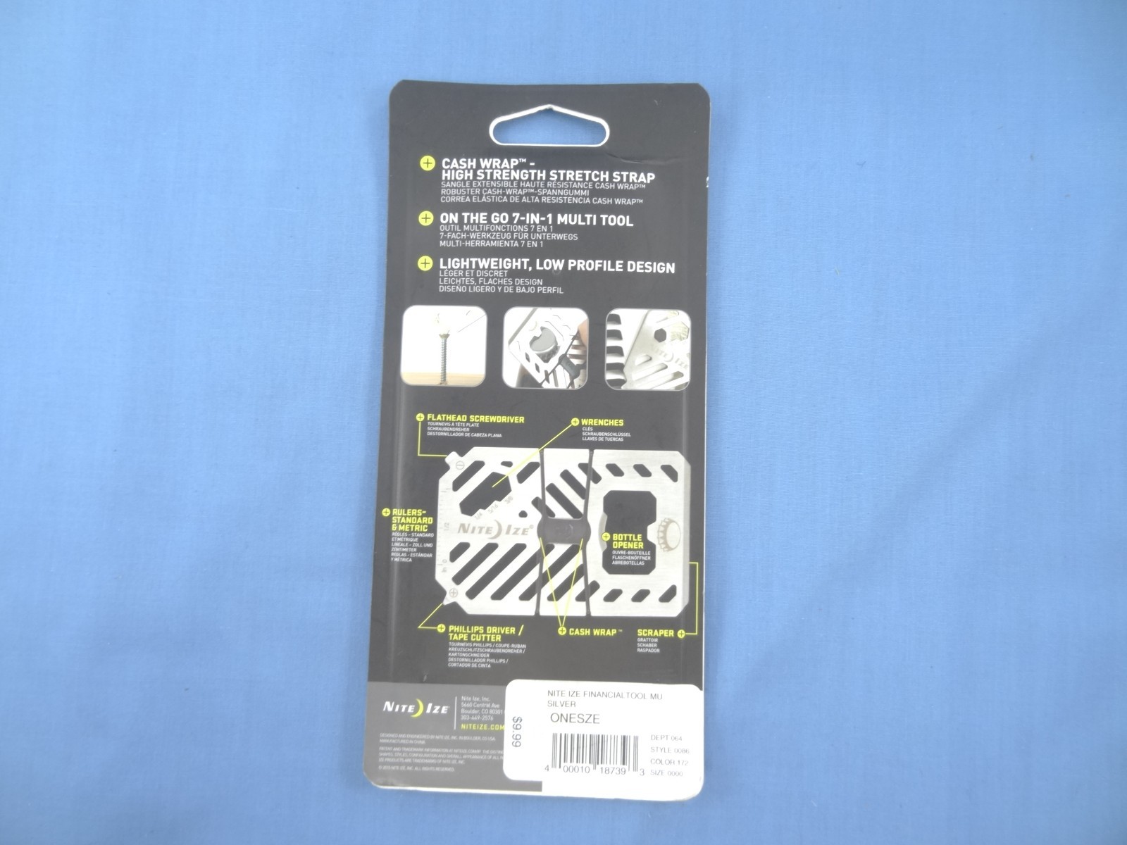 NEW Nite Ize / Countycomm, 4Pc. EDC Every Day Carry Bundle Stainless Steel
