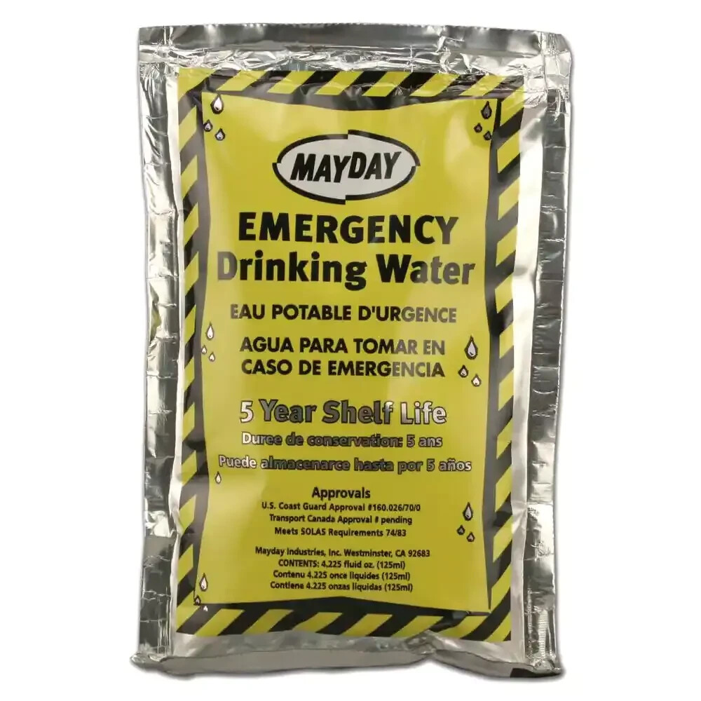 4.225 Oz./125 Ml. Emergency Drinking Water (100-pack) |
