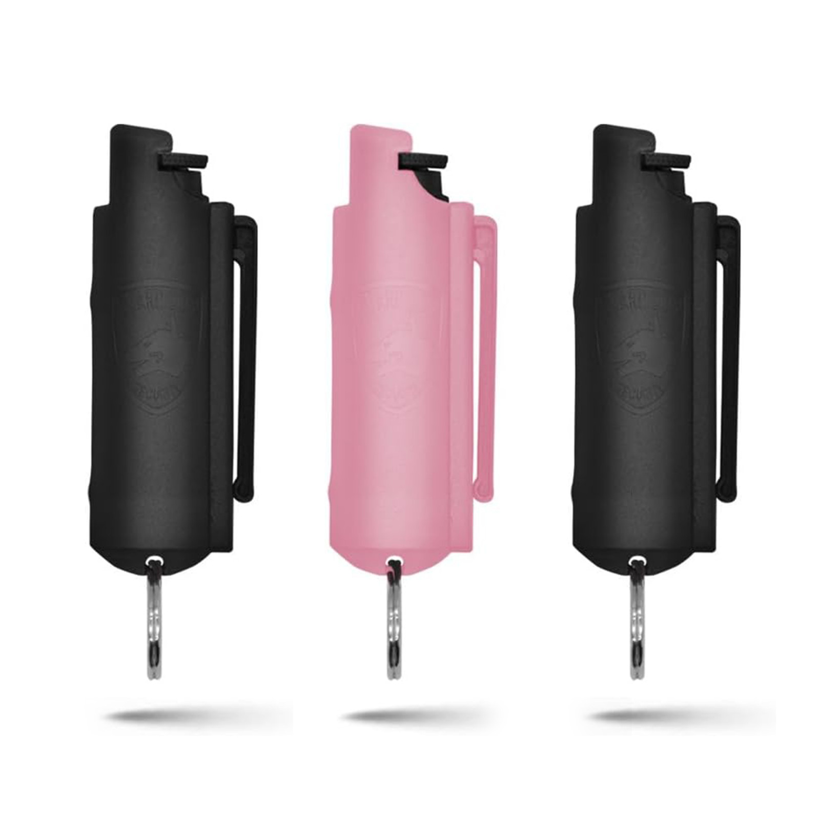 Quick Action Pepper Spray Hard Case with belt clip | 8 Pack