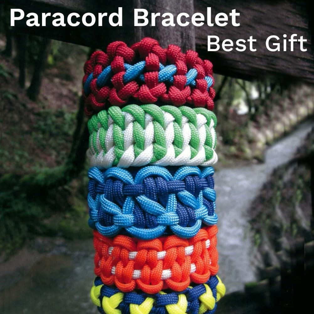 21 Colors Paracord (10FT Each Color), 550lb Parachute Cord Combo 10ft, Mixed