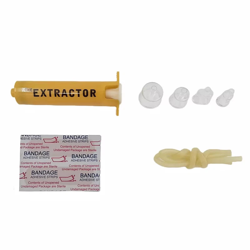 Premium Snake Bite First Aid Kit Venom Extractor Suction Pump For Hiking&Camping