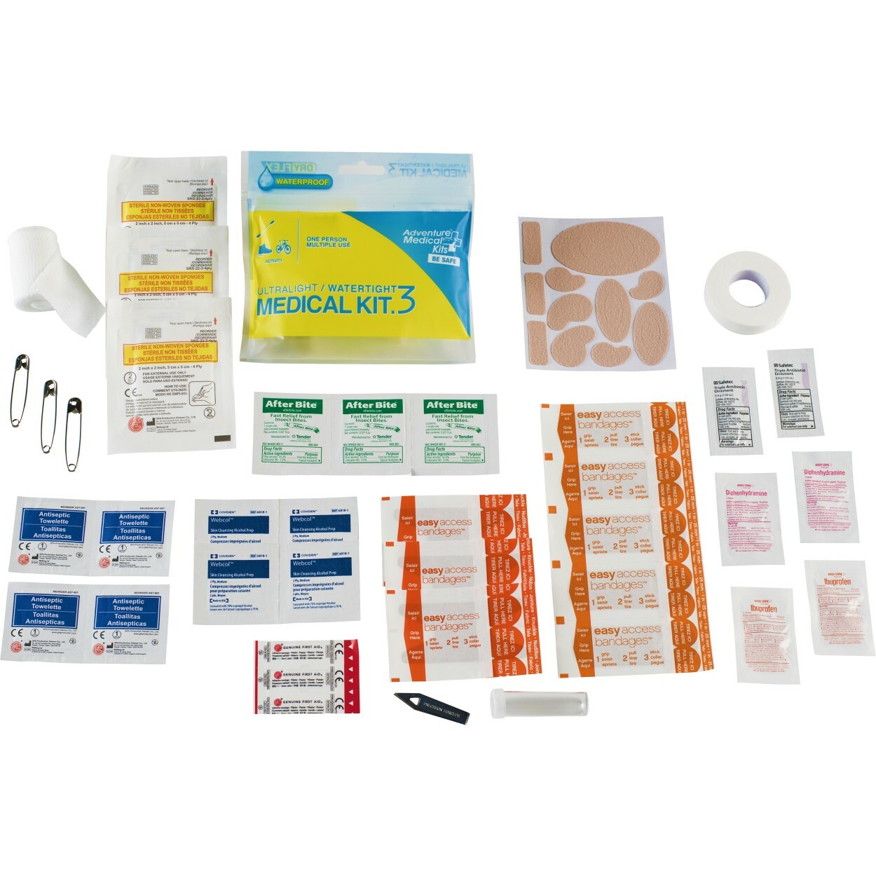 Ultralight & Watertight .3 Medical Kit DryFlex Bags Adventure Medical 0125-029