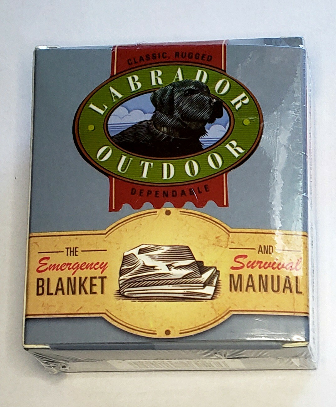 Labrador Outdoor Emergency Blanket & Survival Guide Book BRAND NEW in package.