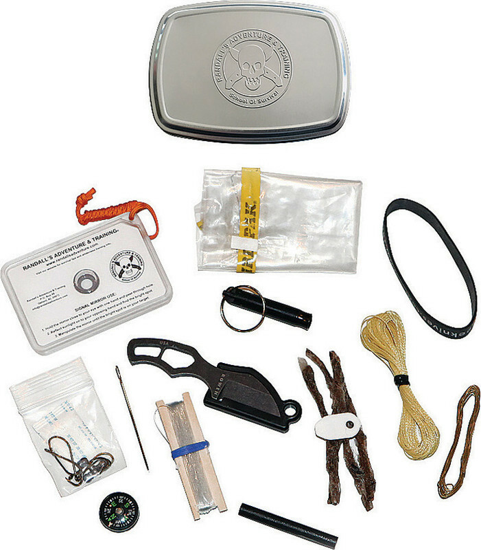 ESEE Mini Survival Kit w/Gibson Pinch Knife in Embossed Tin PINCH-KIT