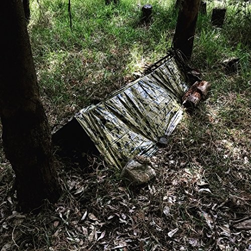 – Mylar Survival Blankets 5 Pack – 90% Heat Retention L (52″ x 82″) Olive Drab