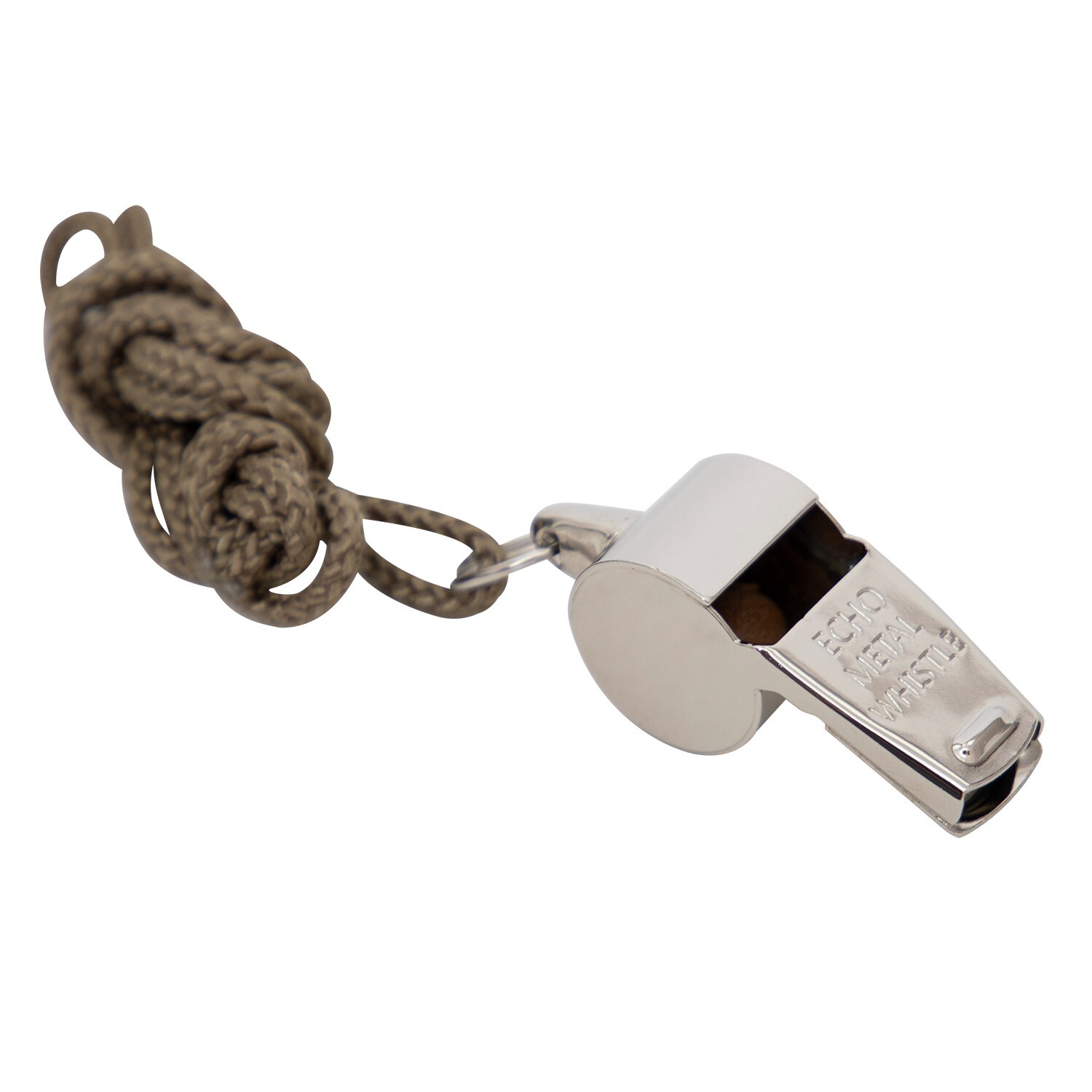 ROTHCO POLICE Whistle w/ Lanyard Necklace Metal Sports Security Uniform Outdoor