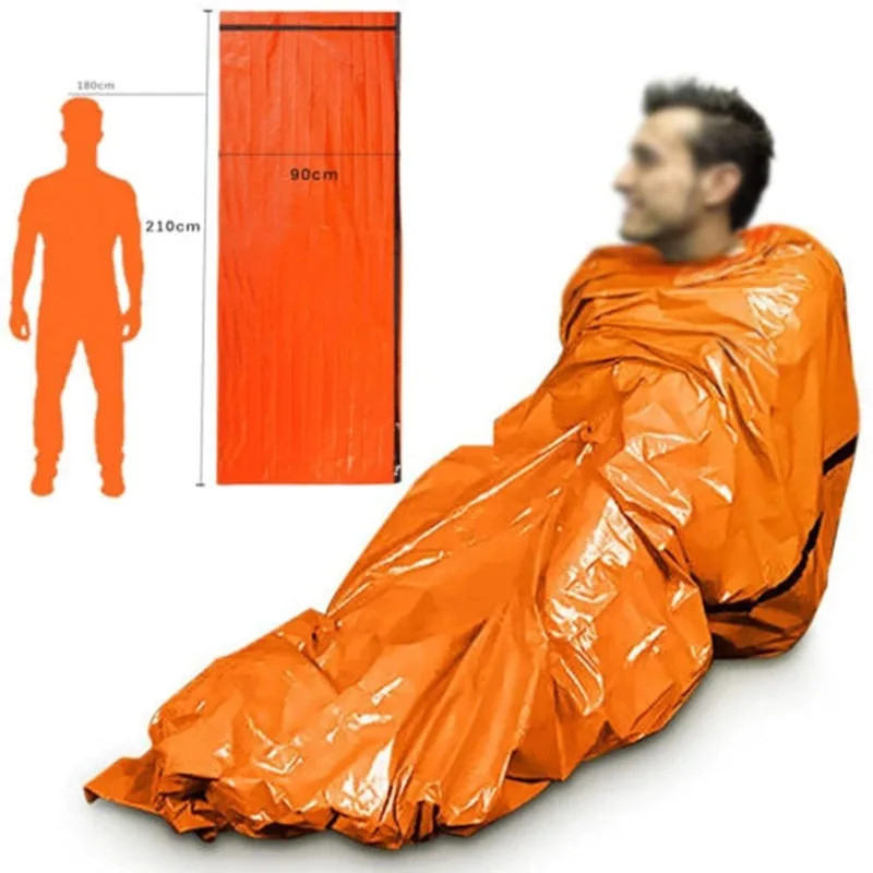 Portable Waterproof Emergency Survival Sleeping Bag Outdoor Edc Camping Gear The
