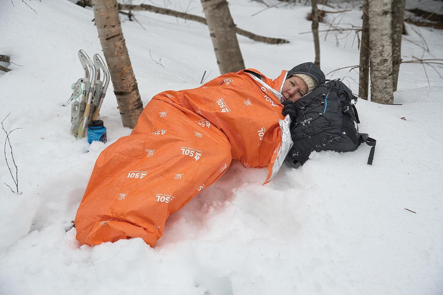 SOL Escape Lite Bivvy – Reflects up to 70% Body Heat – Waterproof Emergency Blan