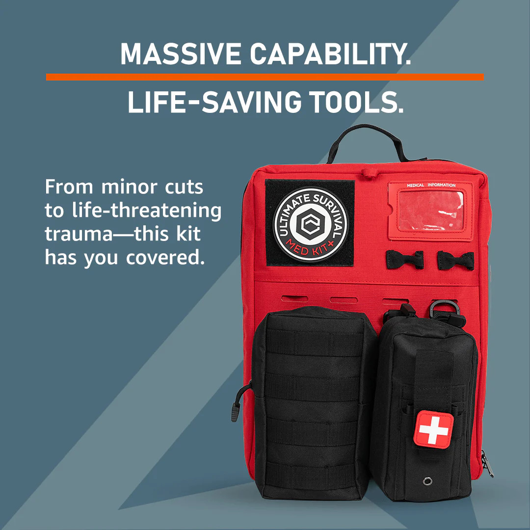Ultimate Survival Med Kit — 4-Person Trauma First Aid System (315 pcs)