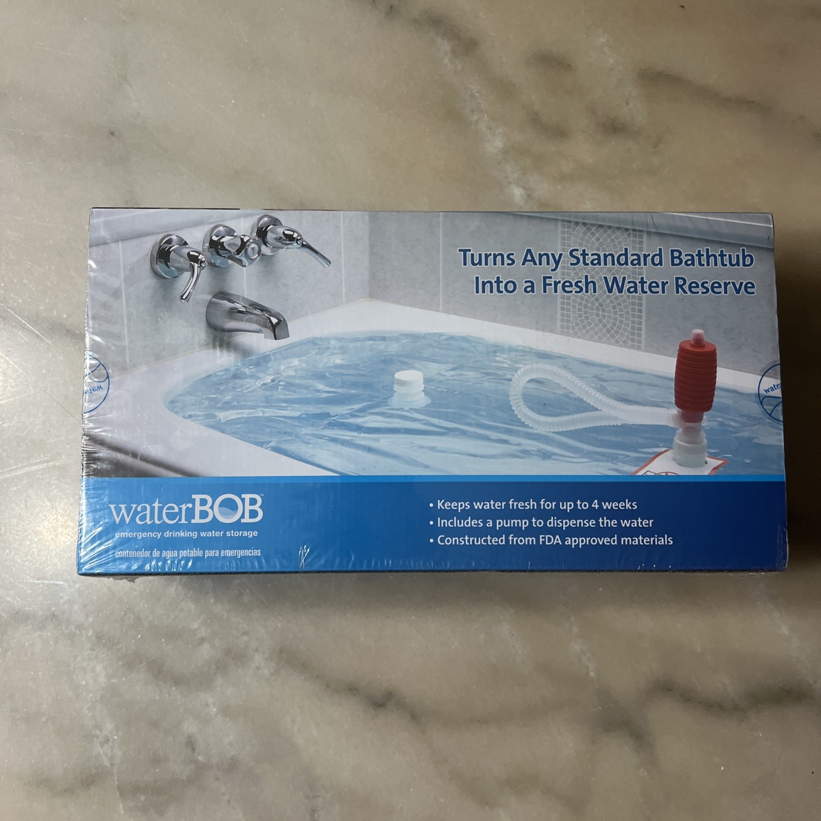 Water BOB Survival Emergency Drinking Fresh Water Storage 100-Gallons Kit Sealed