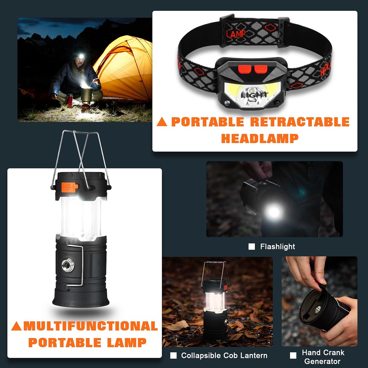 , Professional Survival Gear Set – First Aid Kit and Large Camping Backpack, …