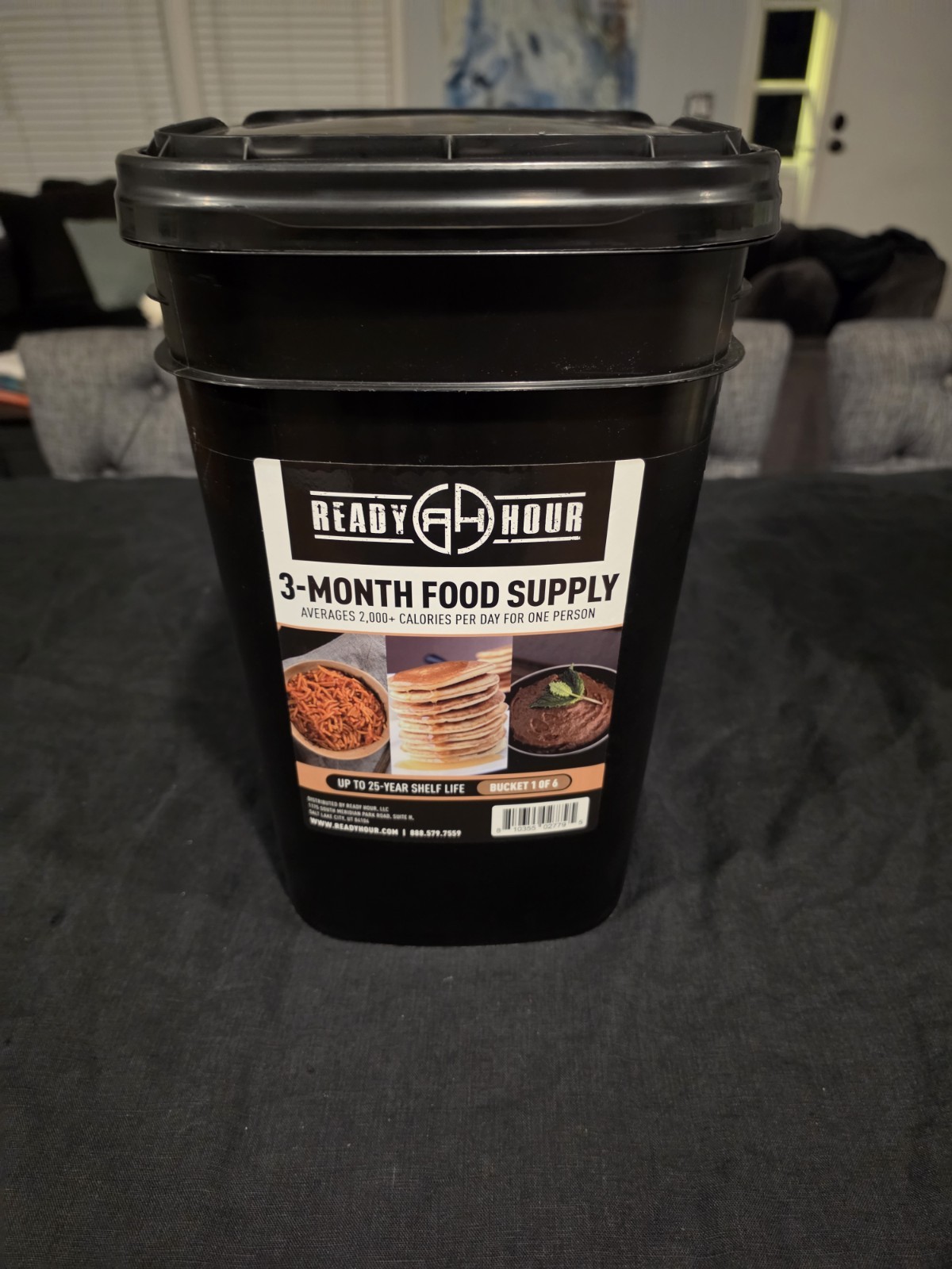 NEW! • READY HOUR 3 MONTH FOOD SUPPLY 25 year shelf life SURVIVAL KIT • BUCKET 1