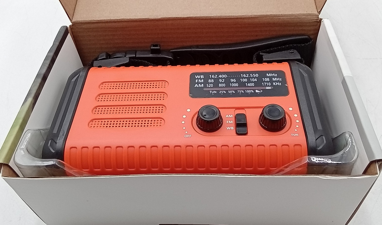 20000mAh/ 74000mWh Hand Crank Emergency Radio AM/FM/NOAA Weather