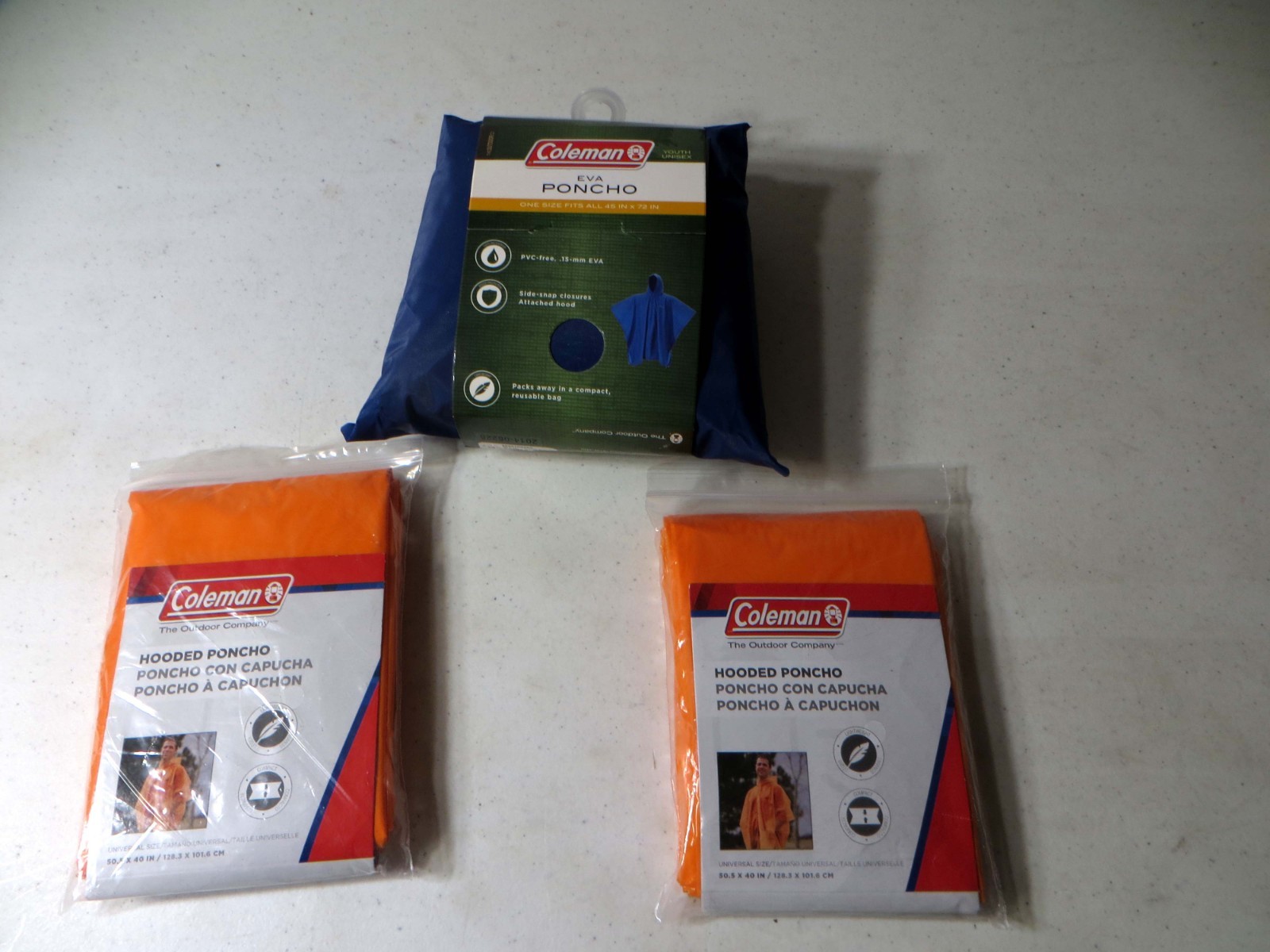 Coleman Poncho LOT New