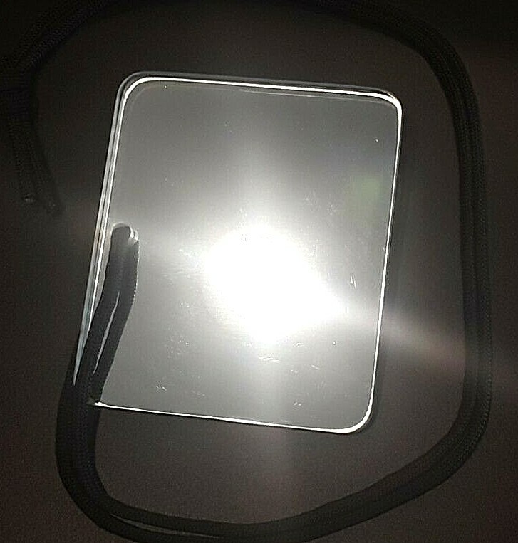 EMERGENCY SIGNAL MIRROR / COMPASS COMBO WITH CORD/MADE IN THE USA