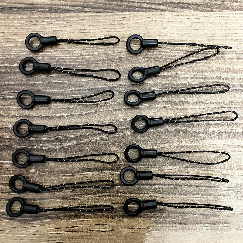 Small Black Rope Buckle DIY Phone Shell Accessories Mobile Lanyard Universal