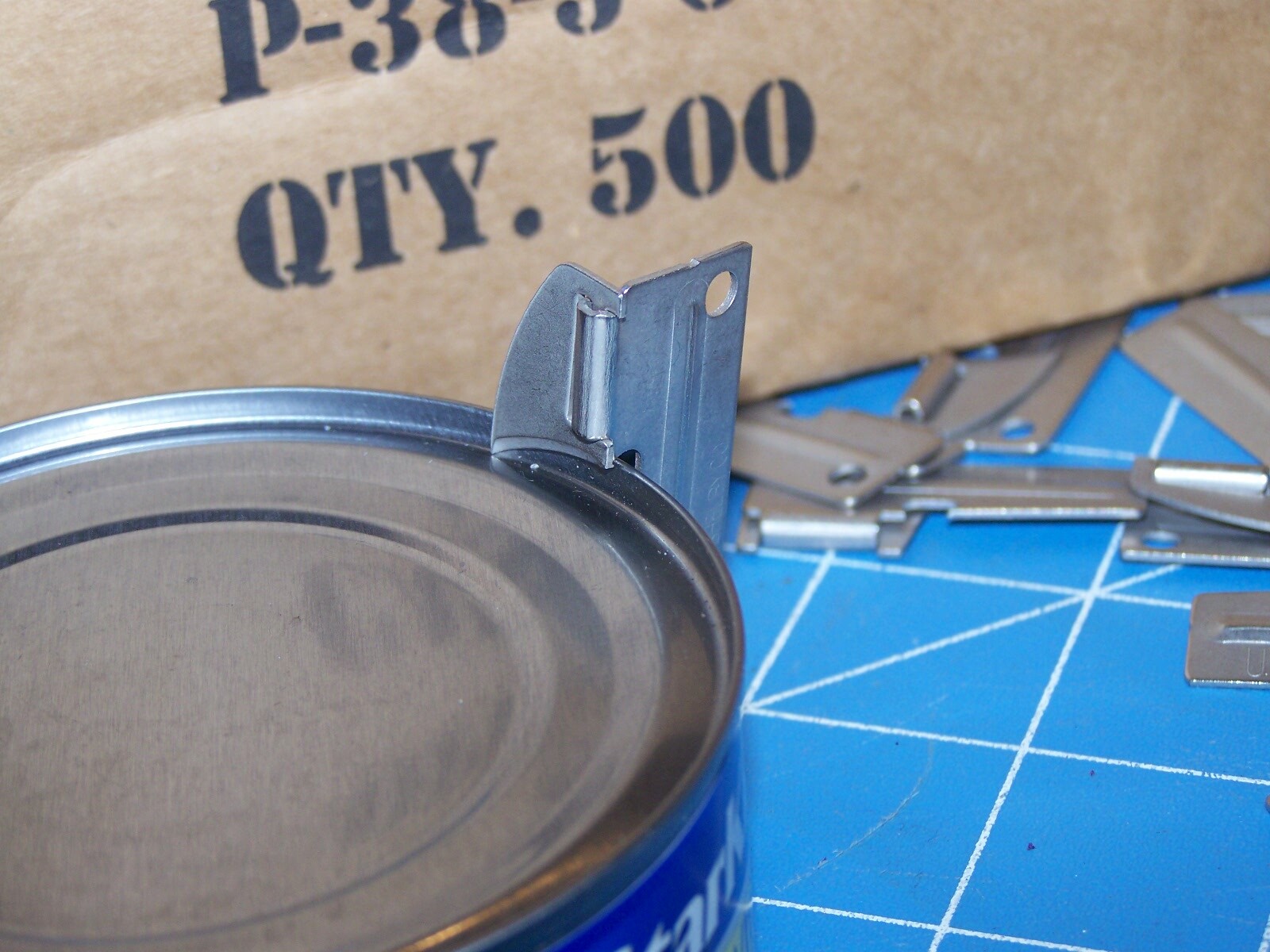 P38 & P51 Can Opener 10 Pack 5 Each Shelby Co USA for Survival Scout Camping