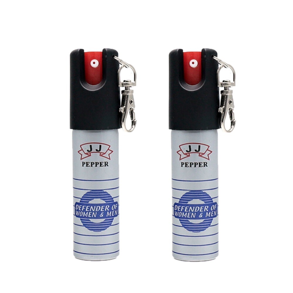2 PACK Pepper Spray 1/2oz Self Defense Security Protection Keychain