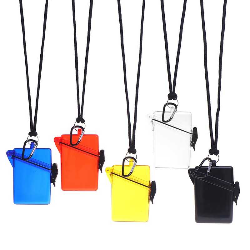 Outdoor Waterproof Pockets Key Money Storage Box Case Holder Plastic Case New