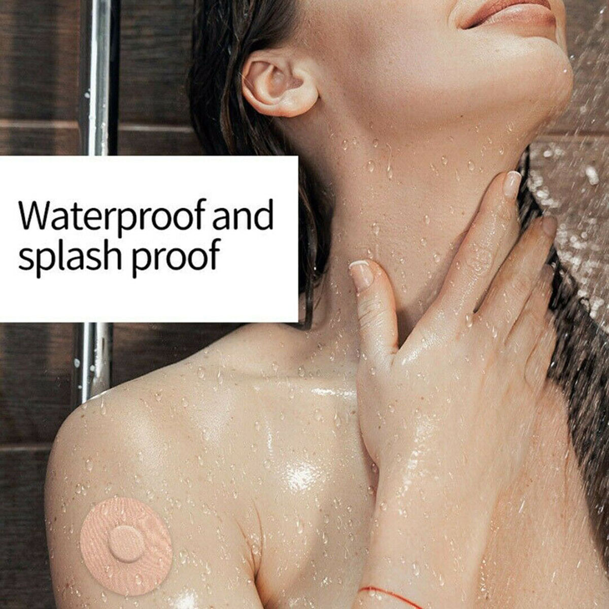 30x Adhesive Patches Waterproof Sensor Covers Flesh Flexib For Freestyle Libre
