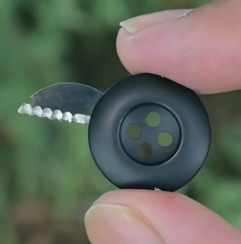 Escape Button – Compact Utility Cutter – Micro EDC Tool – USA Made