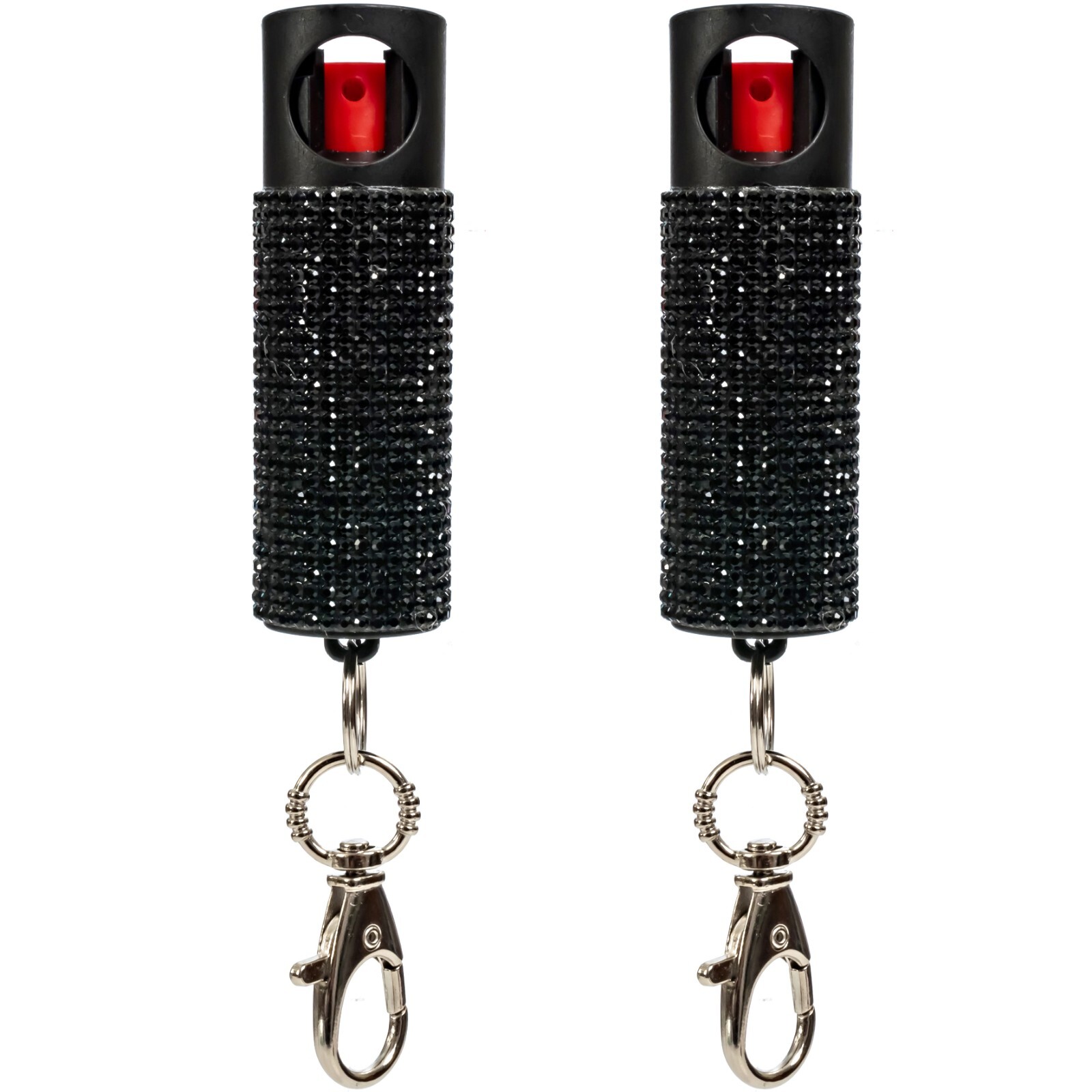 2 Pack Burn Pepper Spray for Self Defense in Fashionable Keychain Case 1/2oz