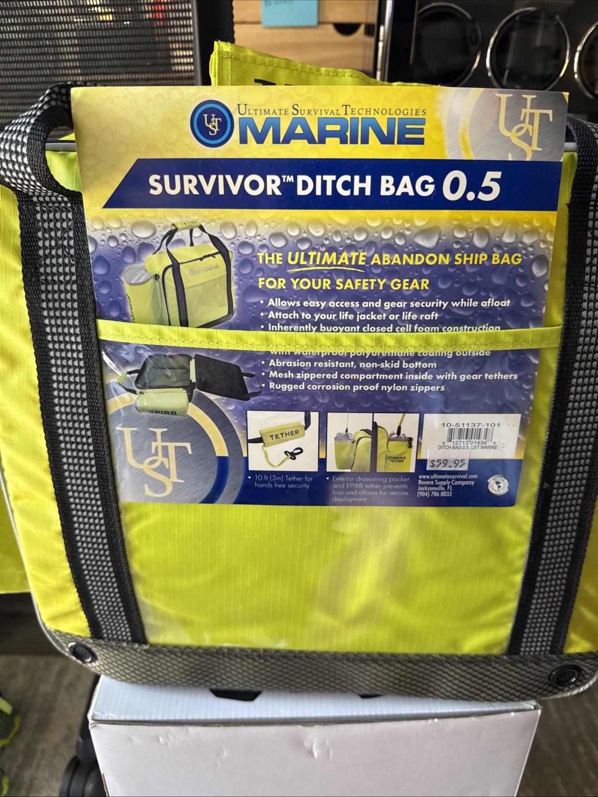 Ultimate Survival Technologies Survivor Marine Ditch Bag 0.5 Two Person,Bag Only