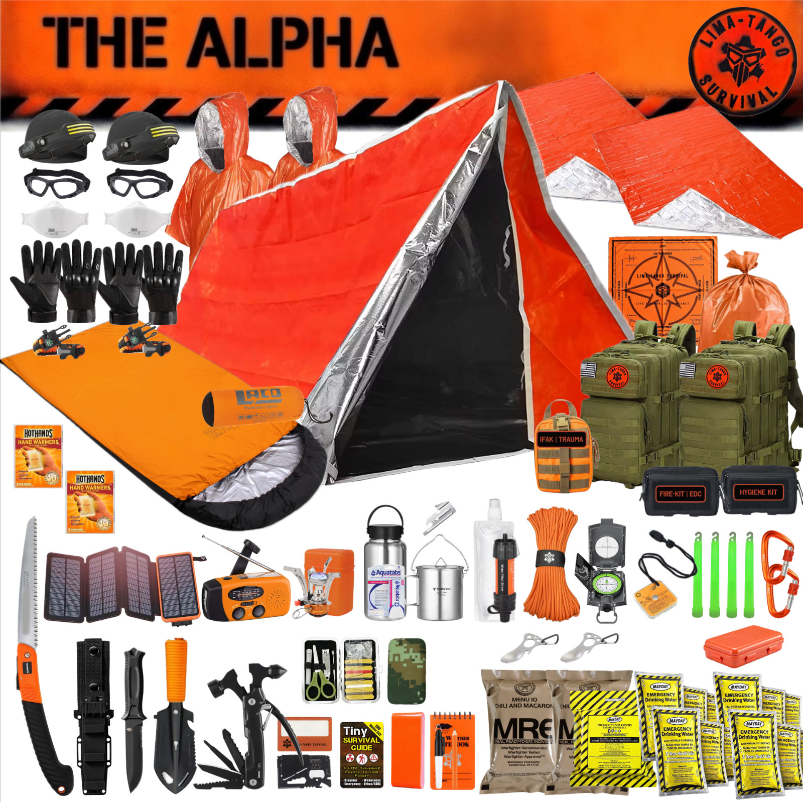 Emergency Survival Kit / Bug Out Bag / Tactical Backpack