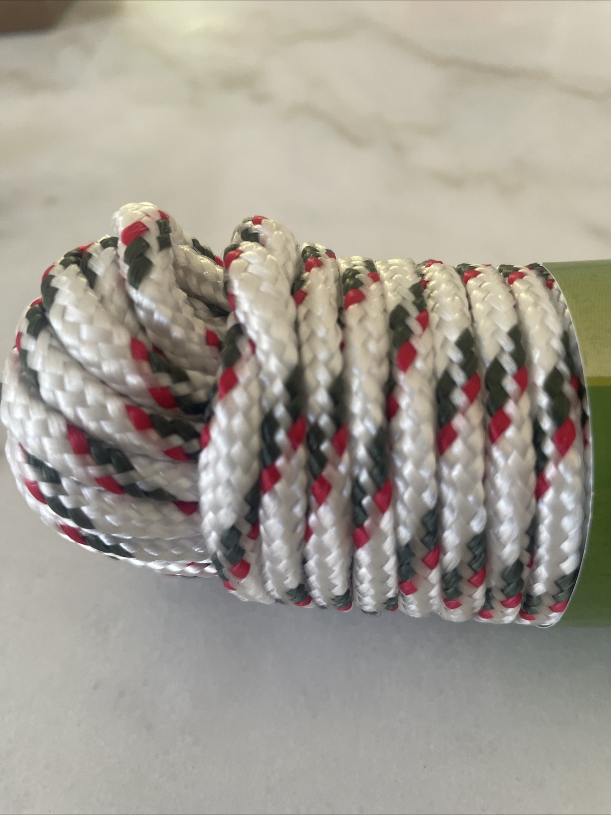 Coghlan’s Utility Cord 5 mm 3/16in X 50ft White Green Red