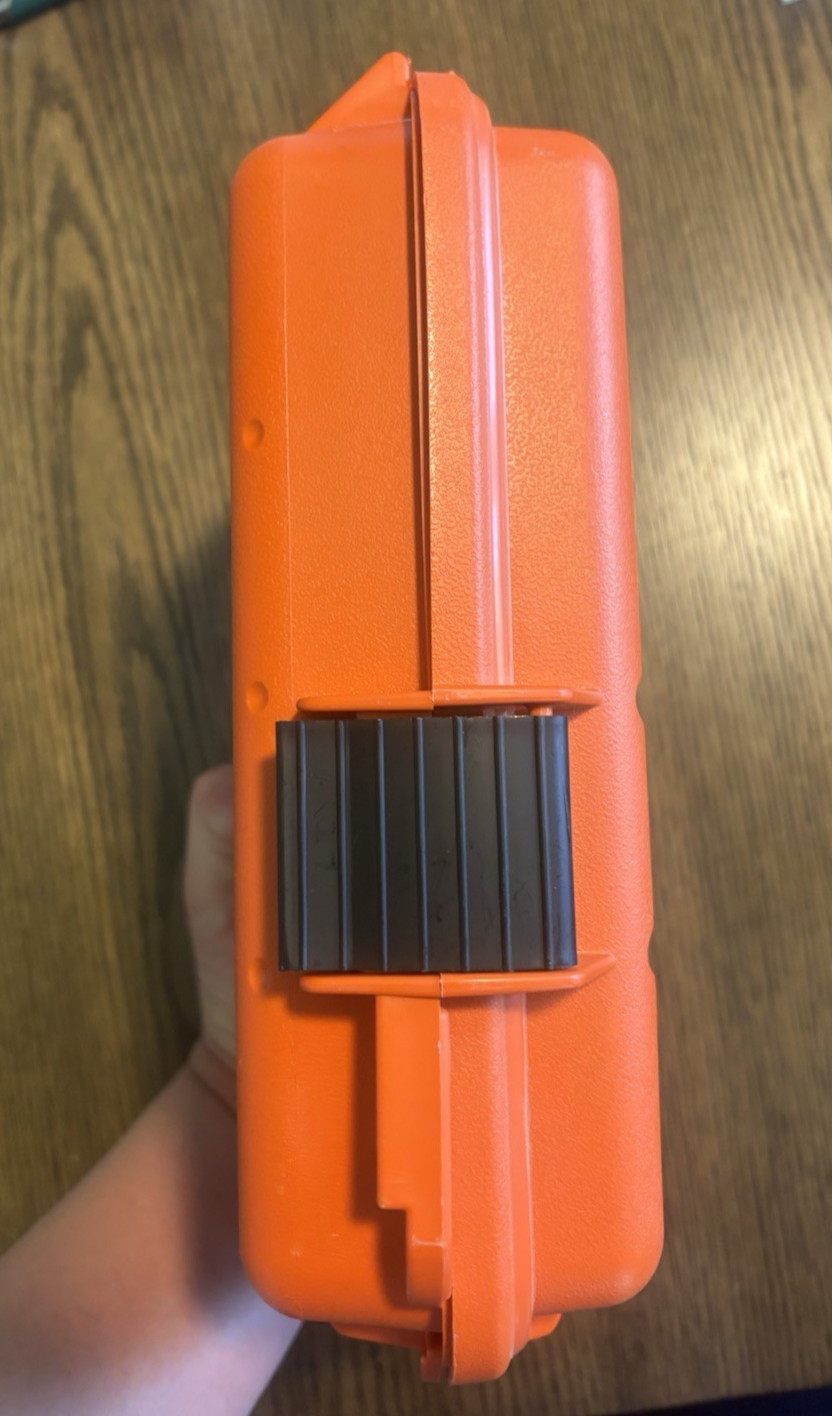 Survivor Dry Box Orange 9″ x 6″ O-Ring Seal Water Resistant Compass Camping USA