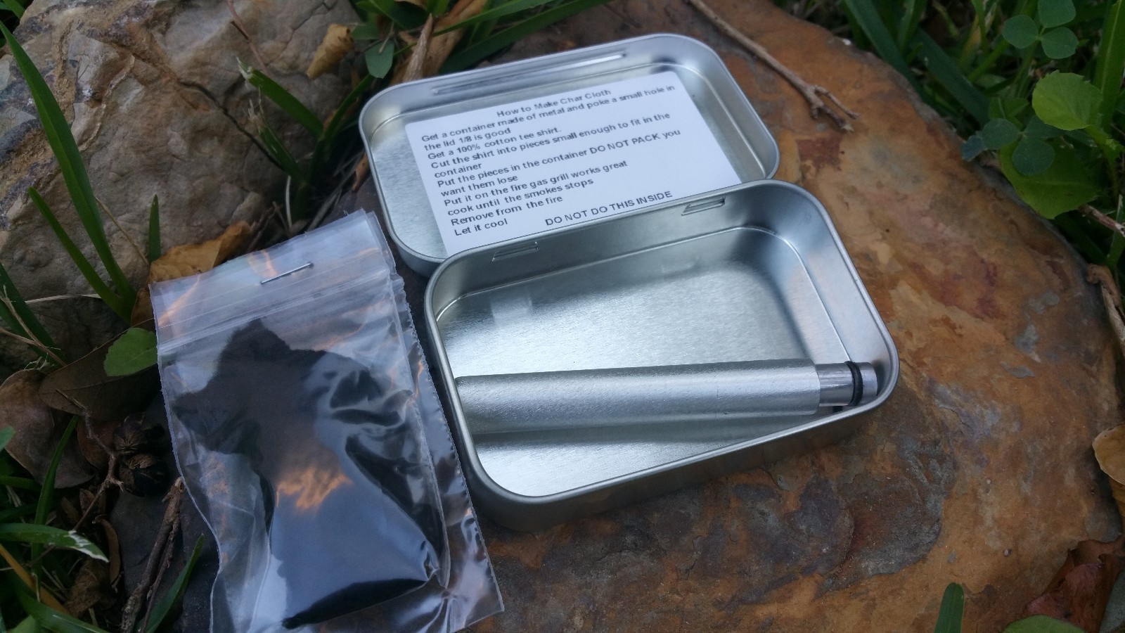 Altoid Tin Fire Piston Kit Camping Hunting Survival Prepper Scouts Ships FREE*