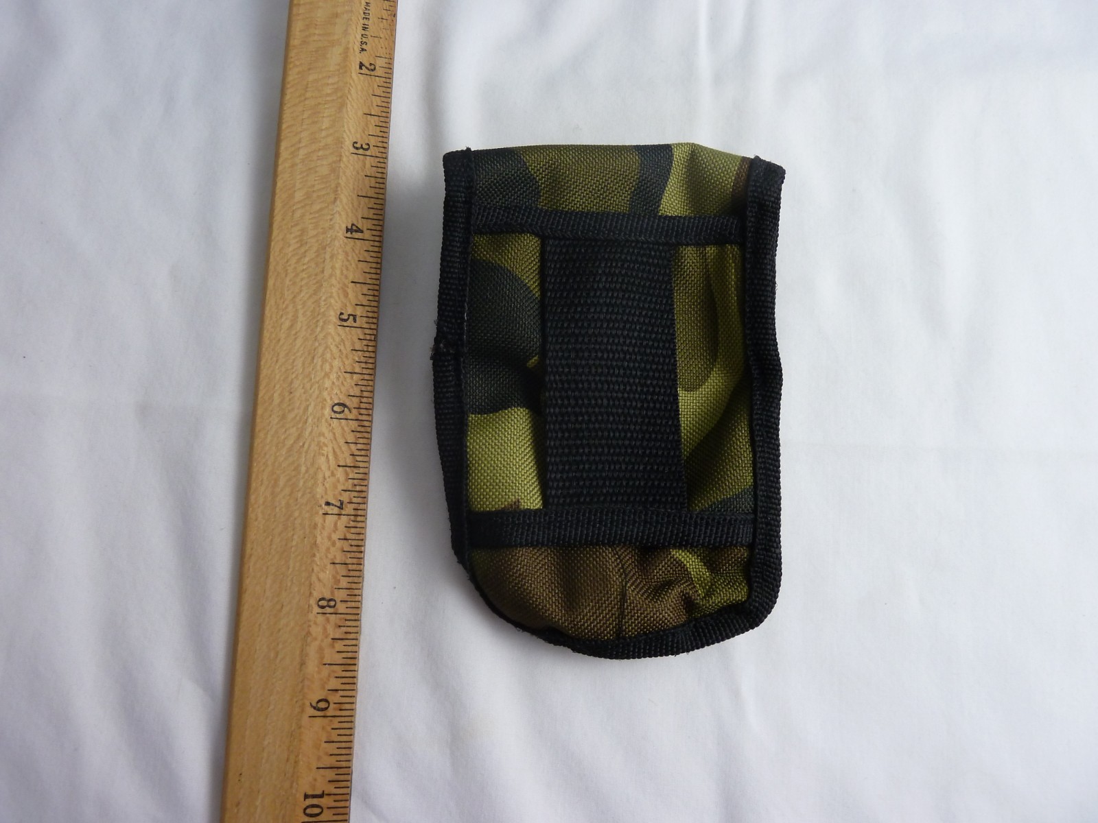 Appalachian Trail Camo Belt Pouch Hook Loop Closure 2 Section Pocket