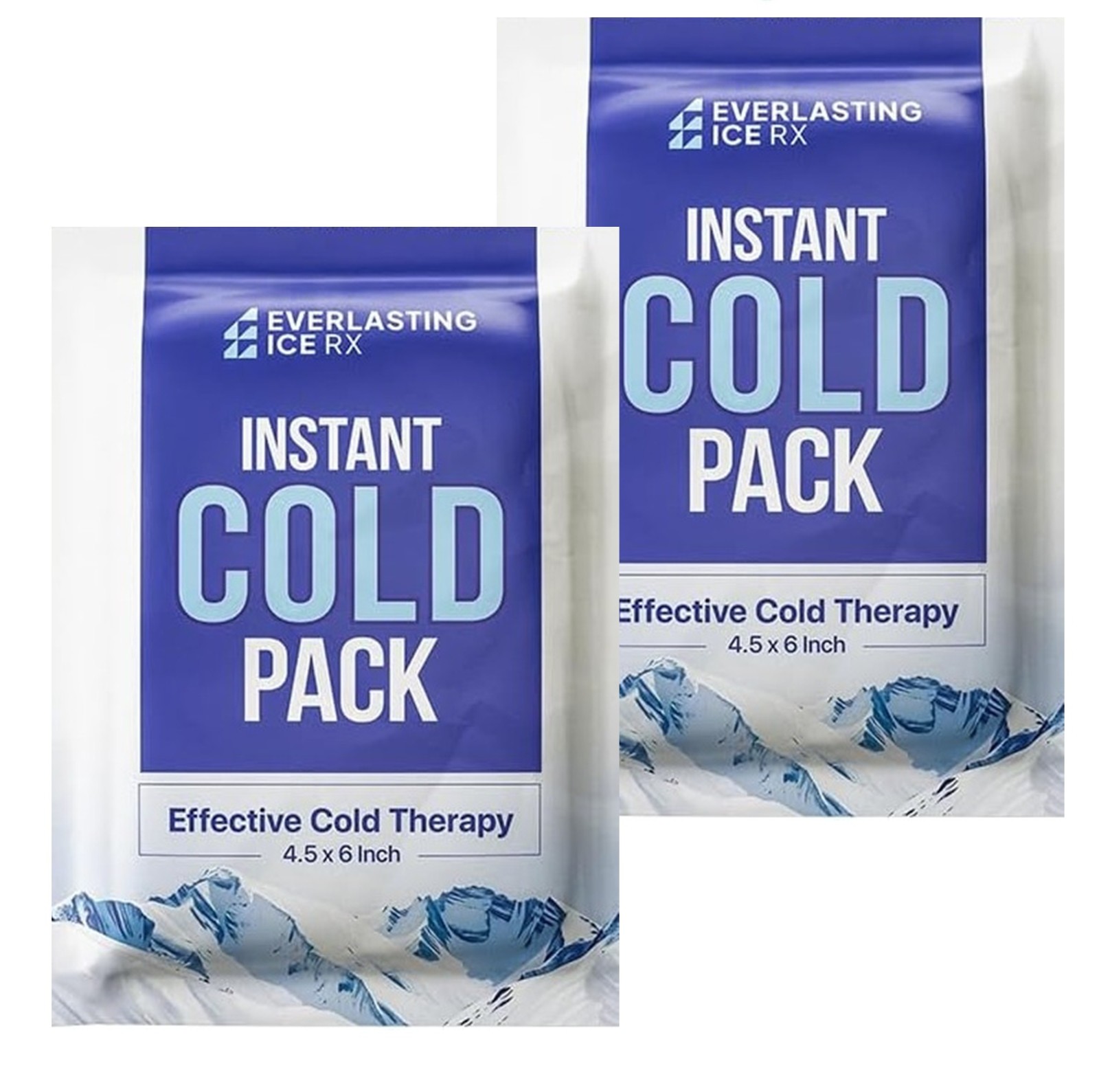 2 Pack Ice Packs Small 4″ x 6″ First Aid Emergency Survival Sports Hiking Kits