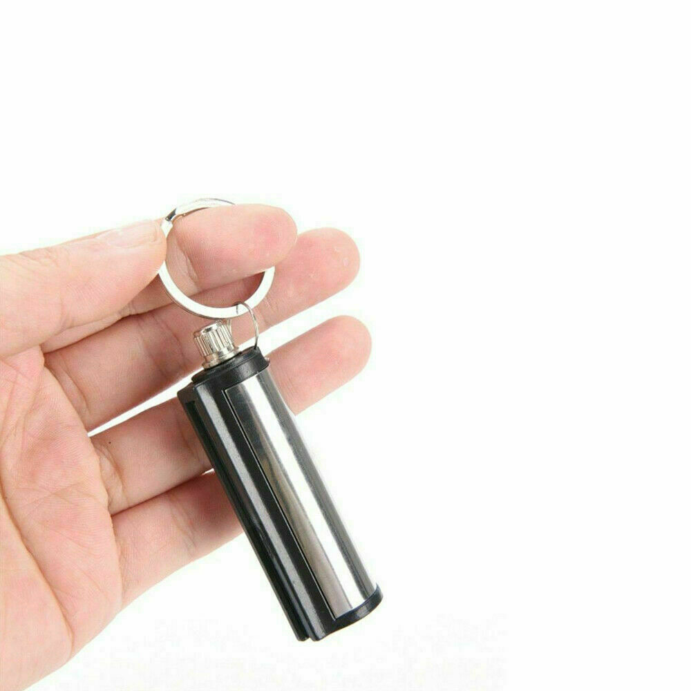 2x Outdoor Fire Starter Permanent Match Lighter Survival Tool Flint Keychain US