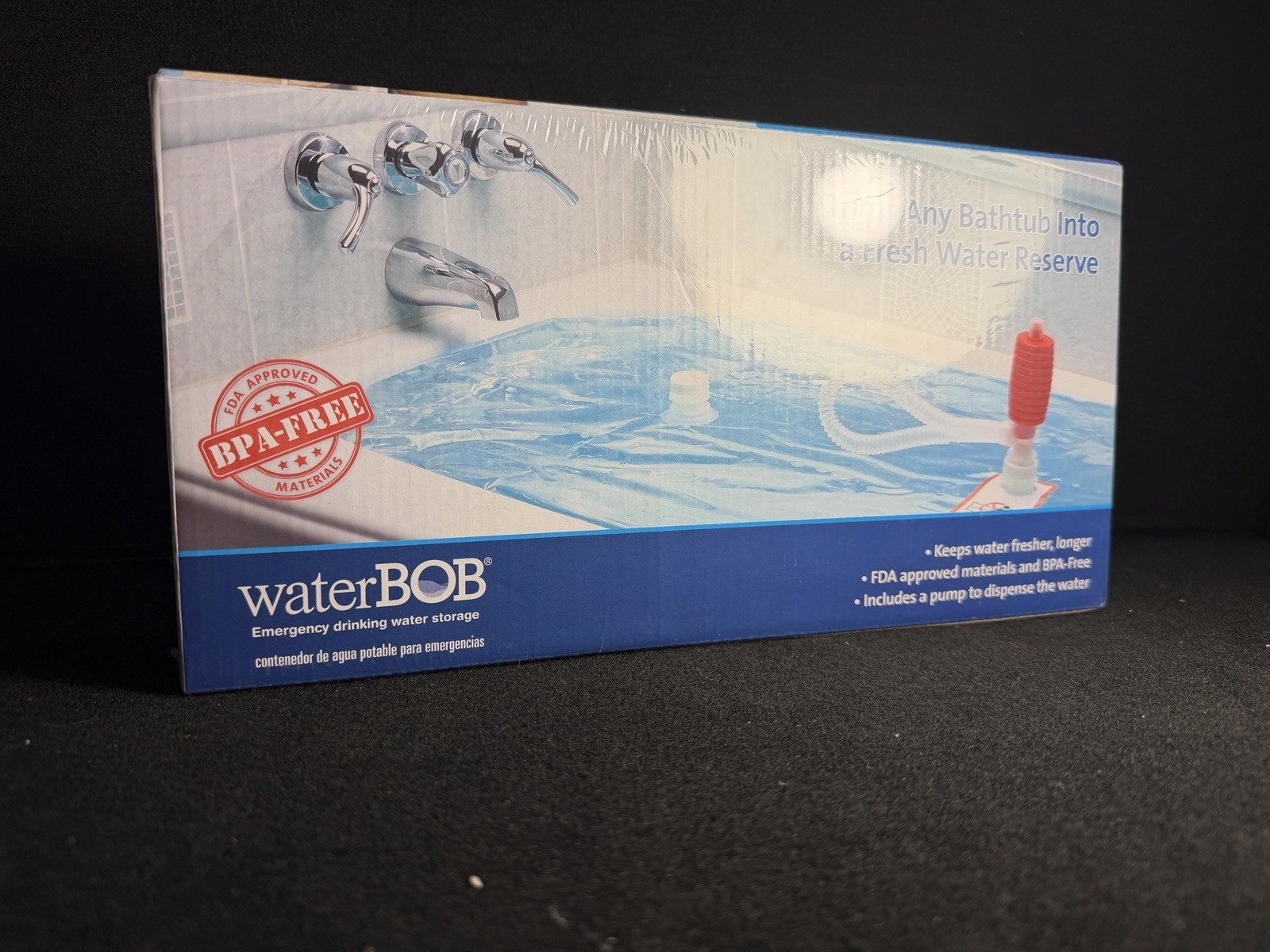 Water BOB Survival Emergency Drinking Fresh Water Storage 100-Gallons Kit