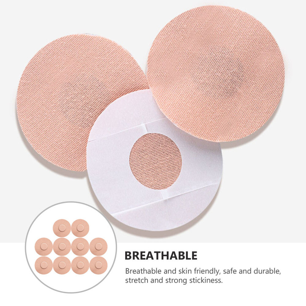 20pcs Sports Non-slip Adhesive Patch Breathable Patch Elastic Sensor Fixed Patch