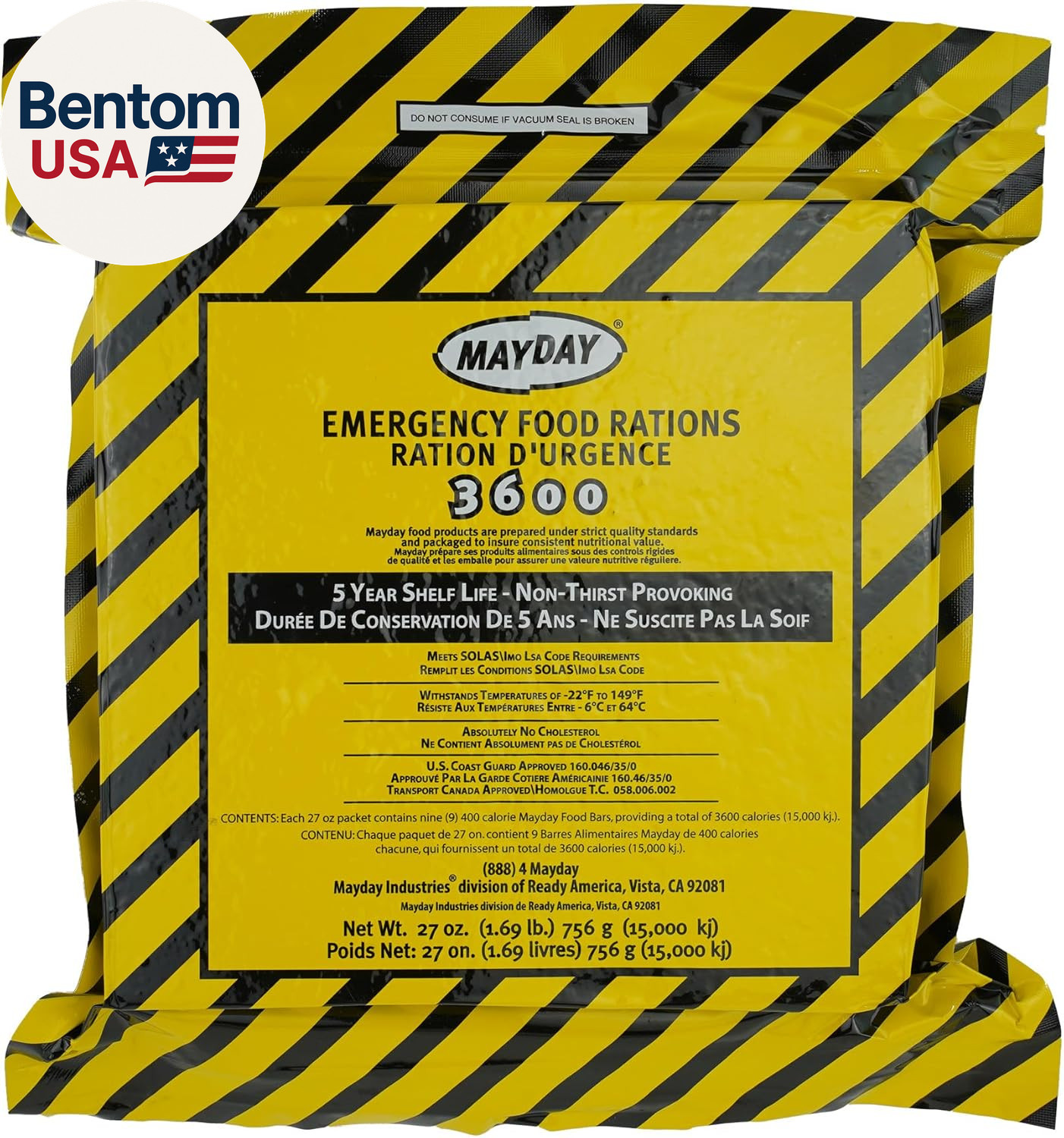 Mayday 13047 Deluxe Classroom Lockdown Emergency Kit – School Safety Survival Su