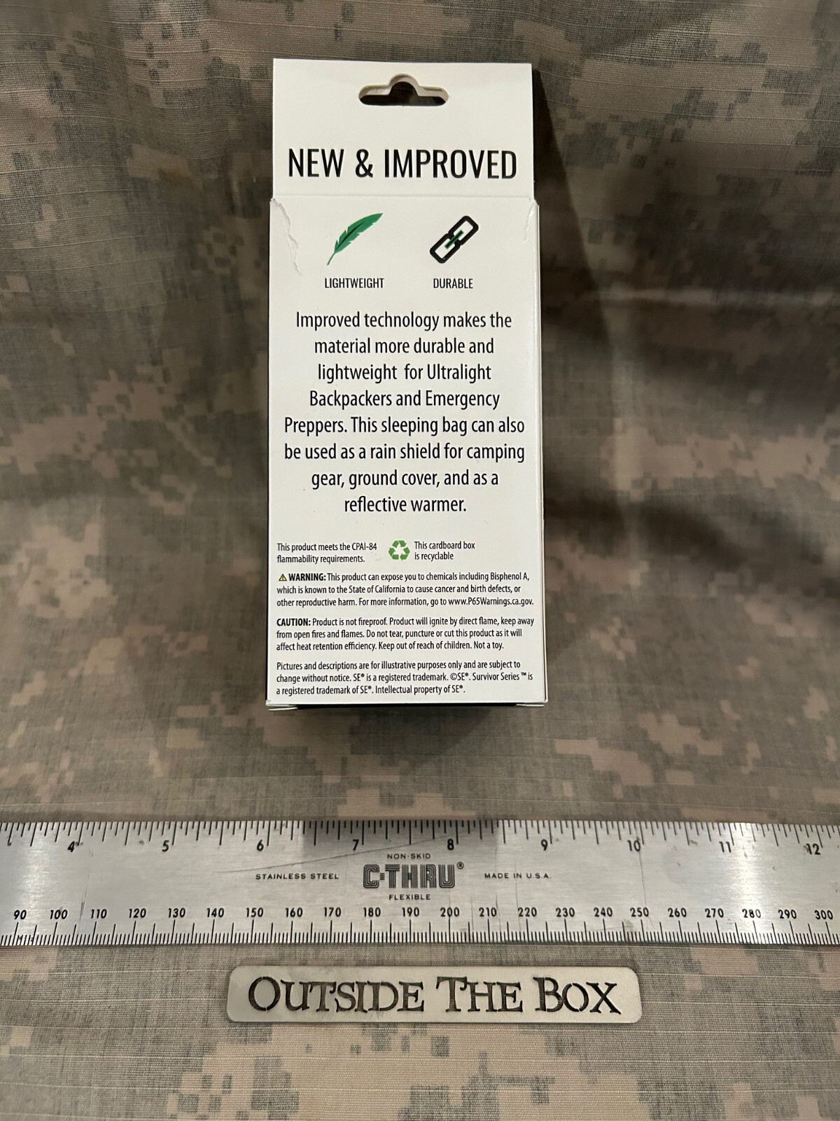Emergency/Survival: Bivy Sleeping Bag 84″ x 36″, OD Green, Reusable, Aluminized