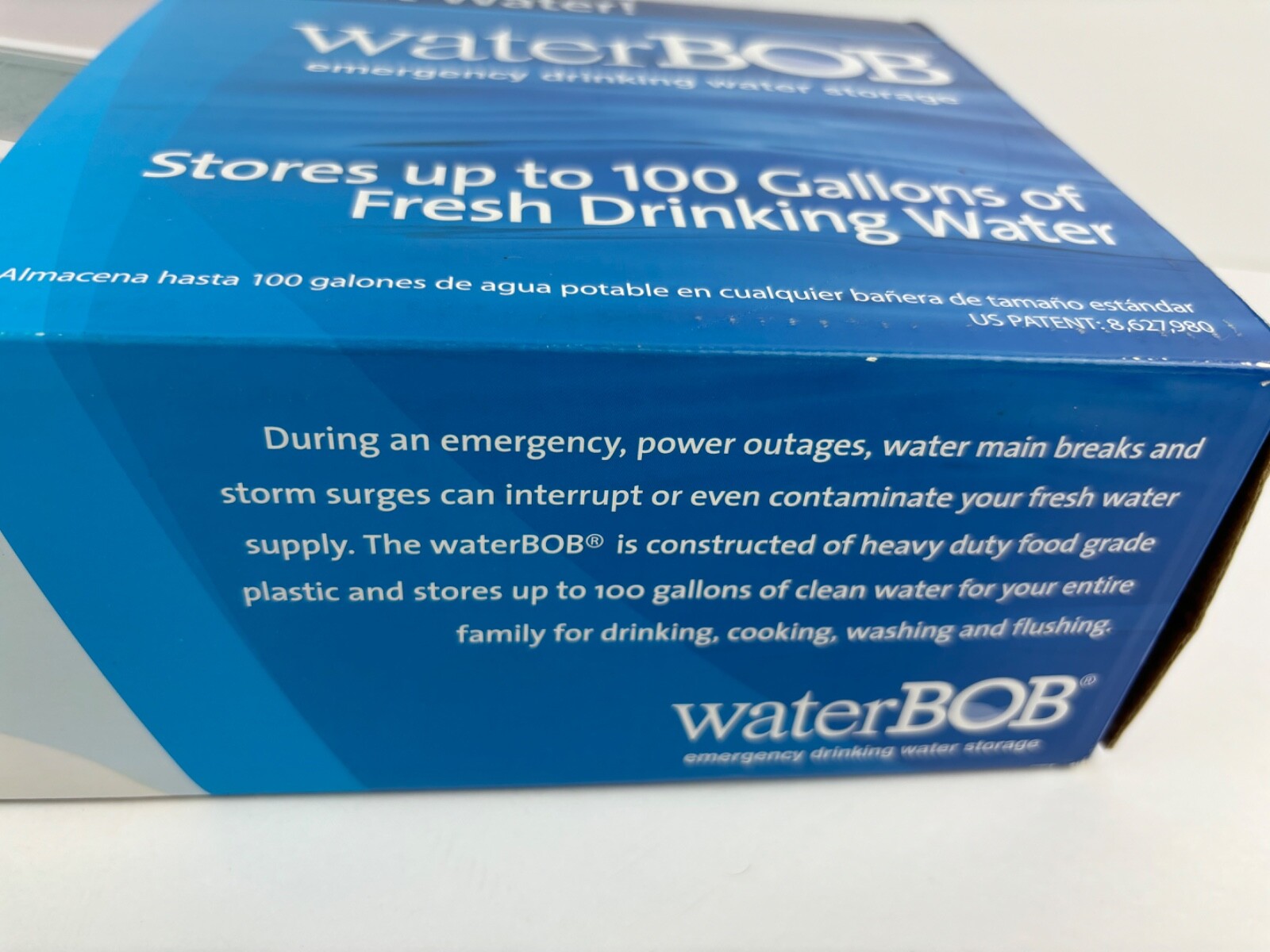 Water BOB Survival Emergency Drinking Fresh Water Storage 100-Gallons Kit NEW