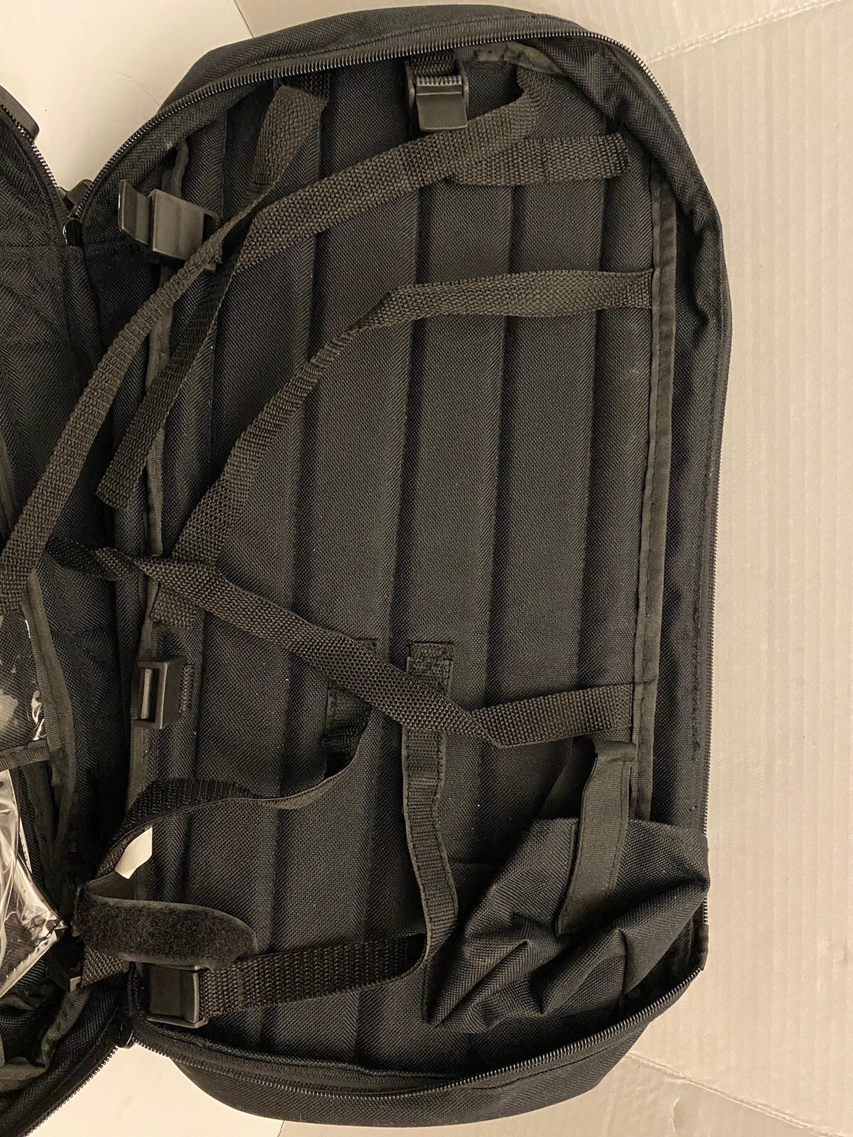Dispouchables Medical Emergency Bag Supplies Backpack Black BAG ONLY